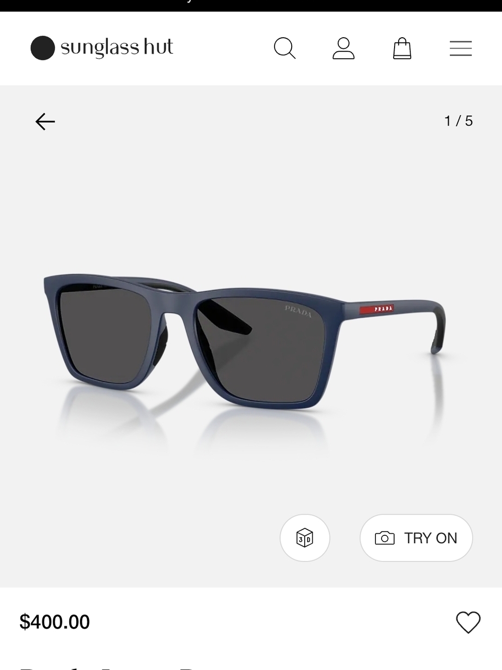 Prada Men’s Linea Rossa Sunglasses - Picture 12 of 12
